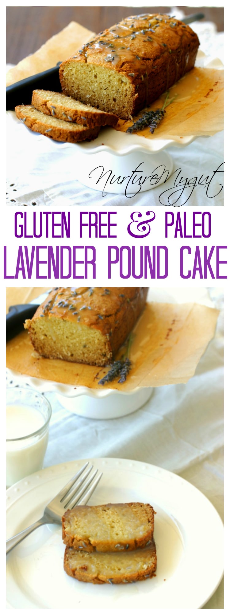 gluten free lavender pound cake