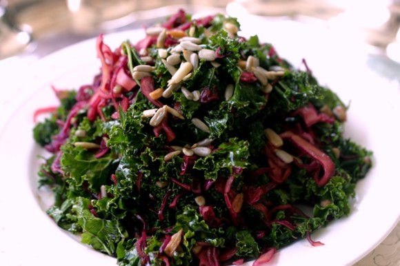 kale and cabbage salad 3