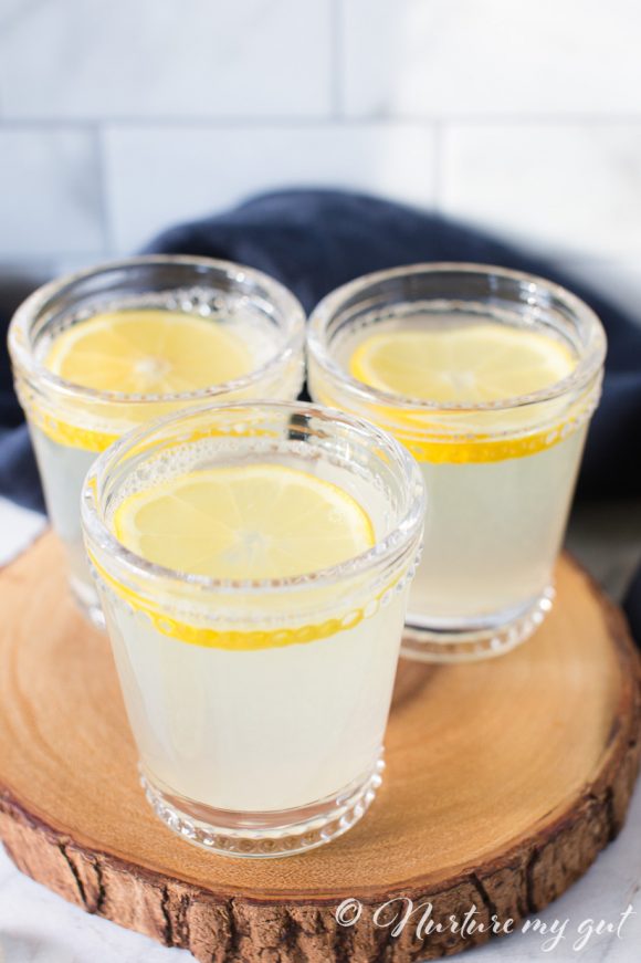 Ginger Lemonade Elixir | Nurture My Gut