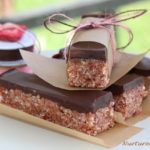 homemade gluten free strawberry energy bars