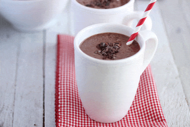 chocolate cherry smoothie