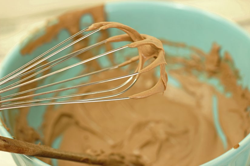 whipped chocolate coconut cream frosting