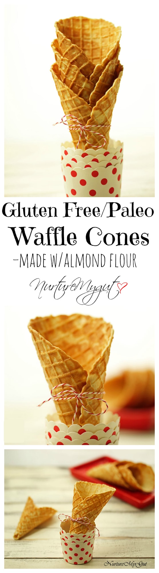 Gluten Free Waffle Cones - dairy free and vegan! - summer recipe