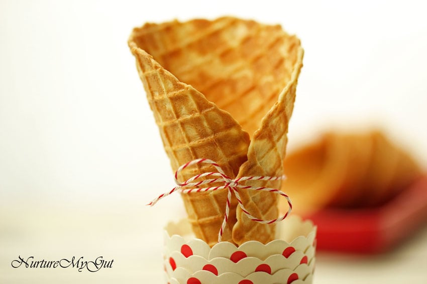 Homemade Waffle Cones