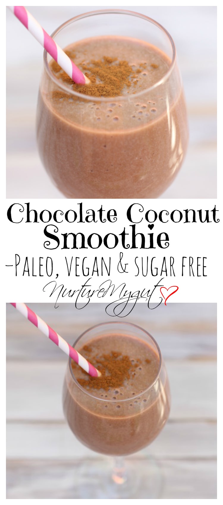 chocolate coconut smoothie