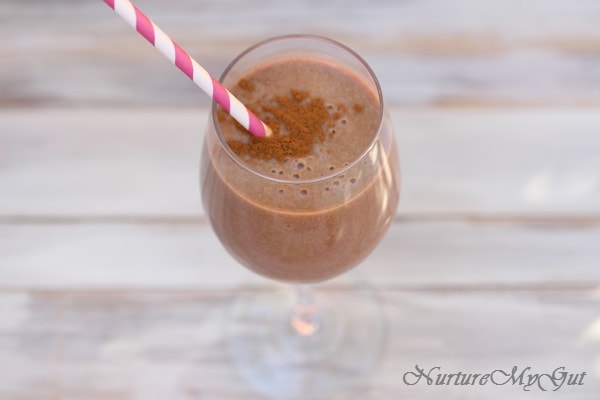 chocolate coconut smoothie