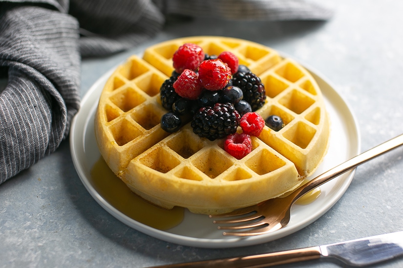 Gluten Free Belgian Waffles Recipe - light & fluffy