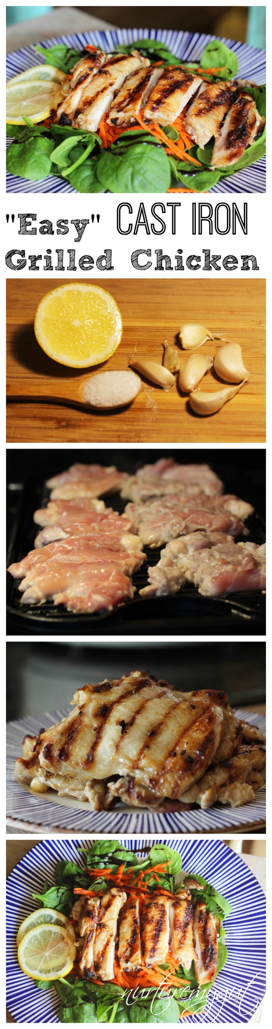 easy cast iron grilled chicken