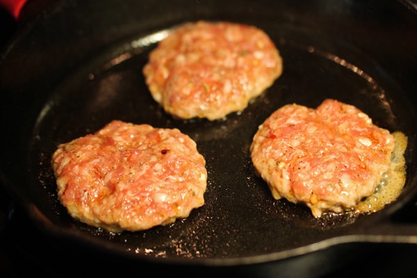 homemade sweet italian sausage patties