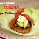 homemade sweet italian sausage patties