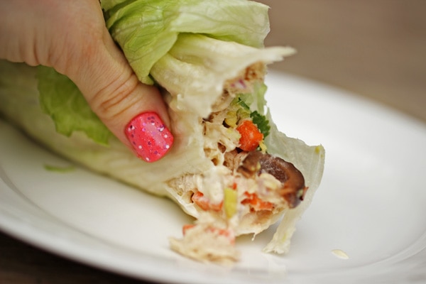 tuna salad wrap