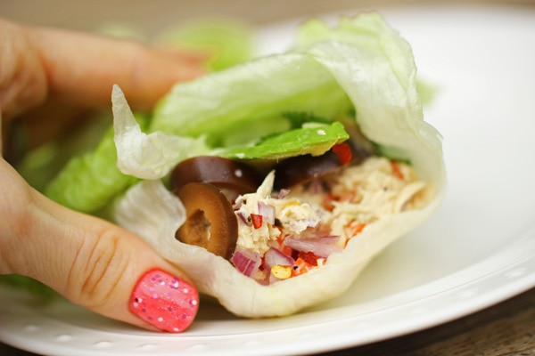 tuna salad wrap