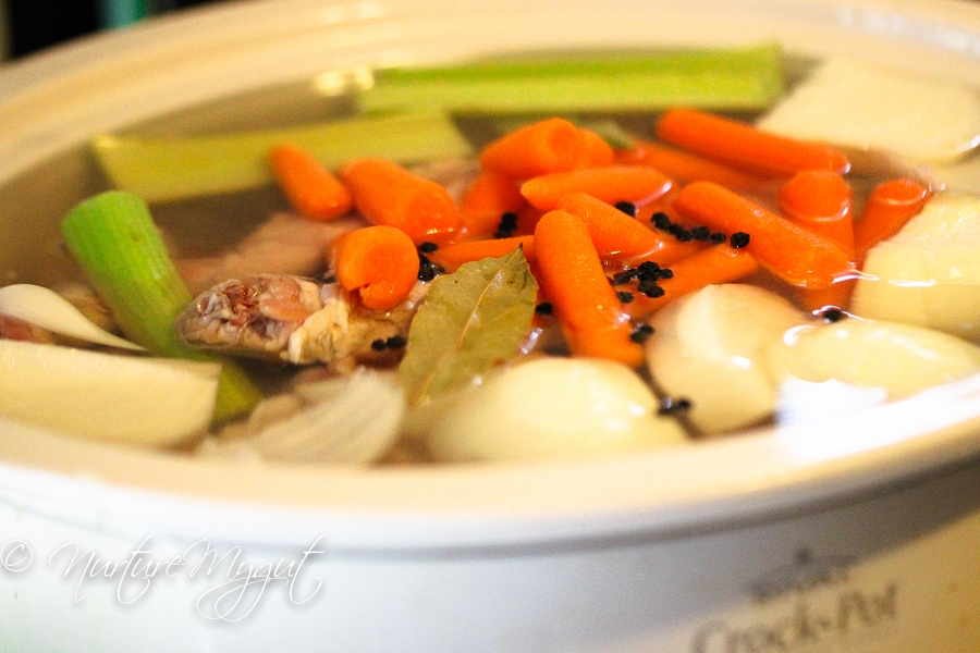 Crock Pot Chicken Bone Broth