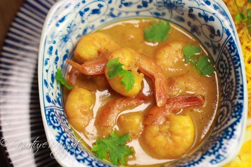 thai shrimp curry coconut milk