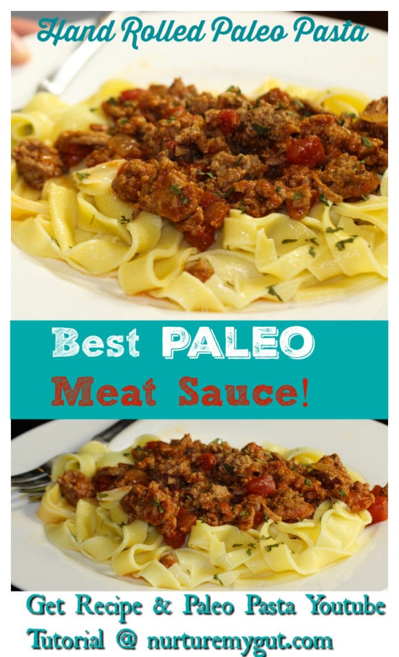 best paleo meat sauce with paleo pasta