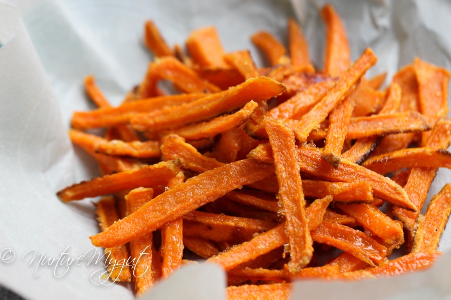 Crispy Baked Sweet Potato Fries –