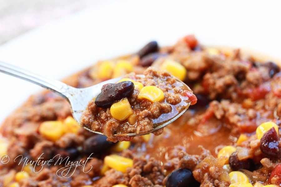 Homemade Chili Recipe with Kidney Beans