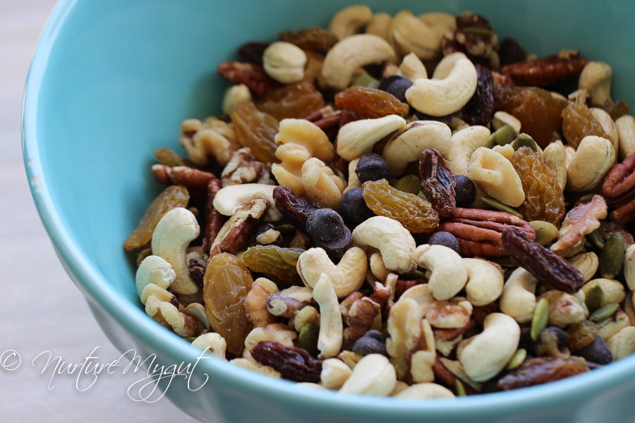 Fruit, nut and seed trail mix