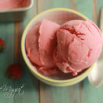 No-Churn Vegan Strawberry Ice Cream