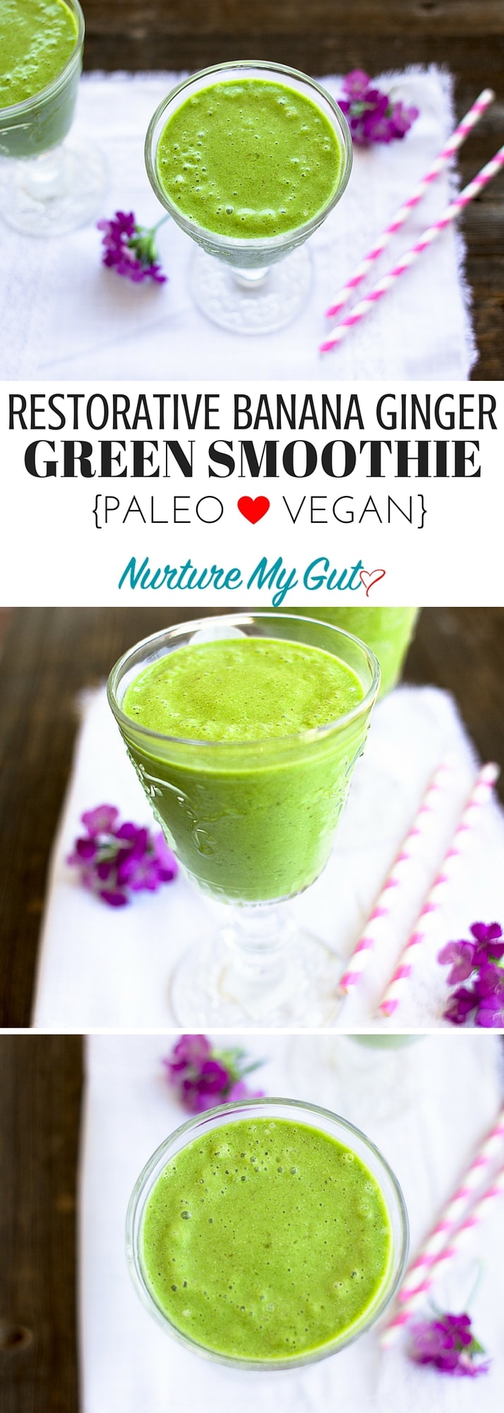 RESTORATIVE BANANA GINGER GREEN SMOOTHIE