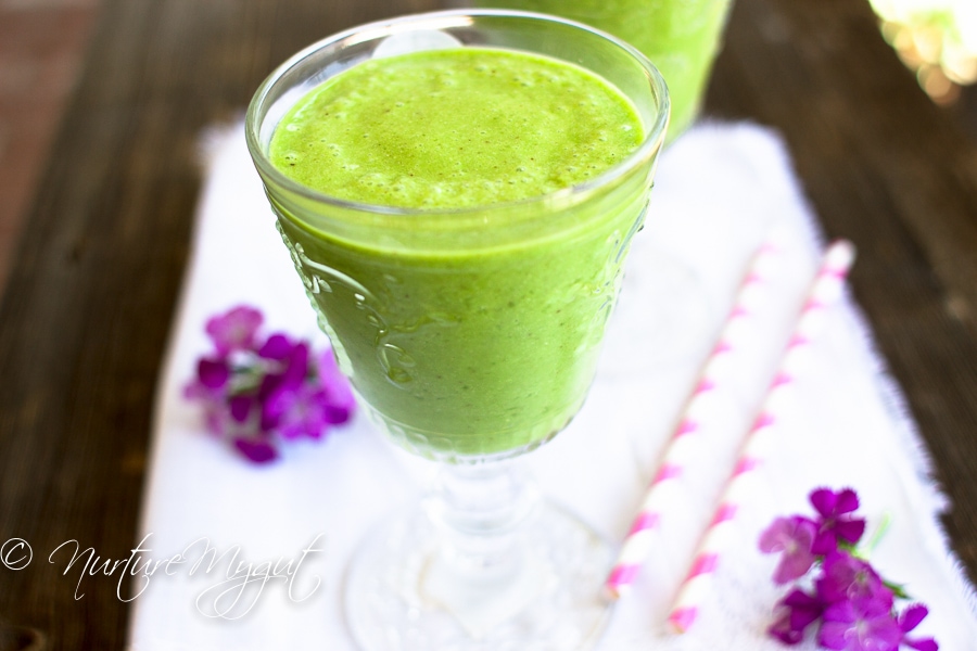 Restorative Banana Ginger Green Smoothie