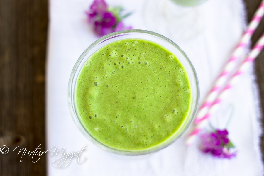 Restorative Banana Ginger Green Smoothie