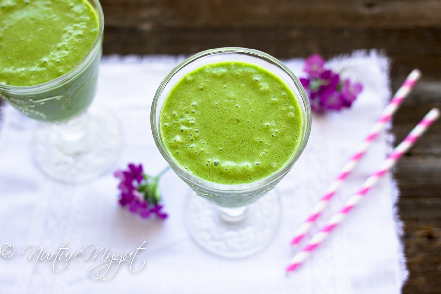 Restorative Banana Ginger Green Smoothie