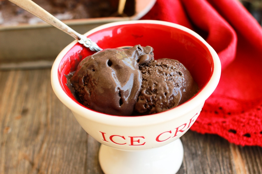 Paleo Dark Chocolate Ice Cream