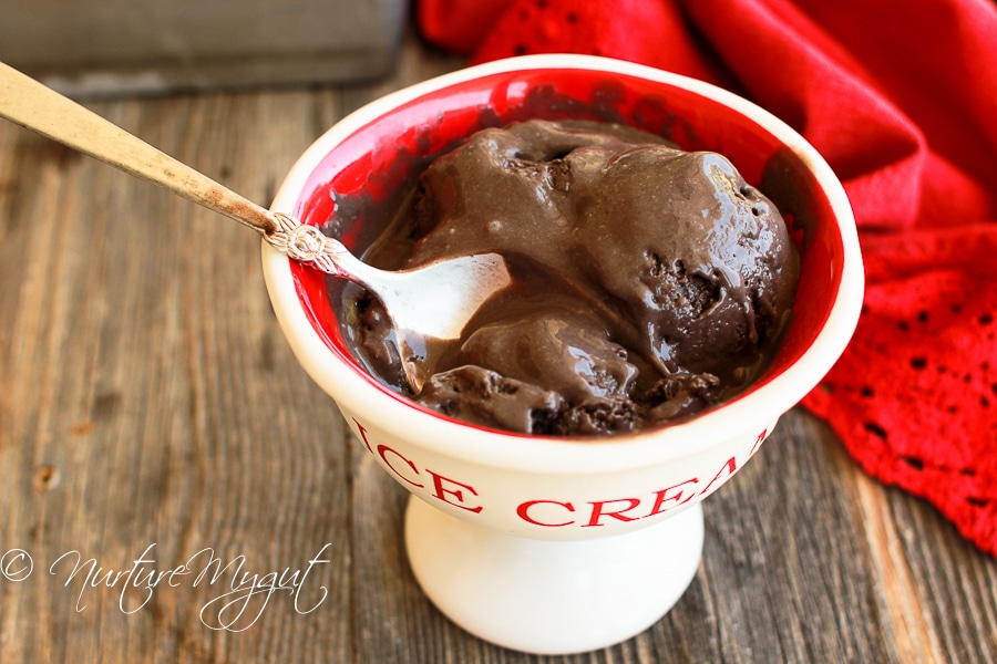 Paleo Dark Chocolate Ice Cream