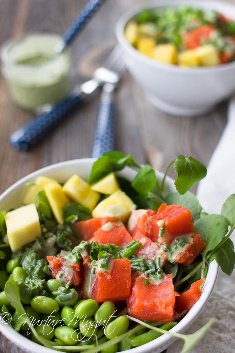 Smoked Salmon Poke Bowl