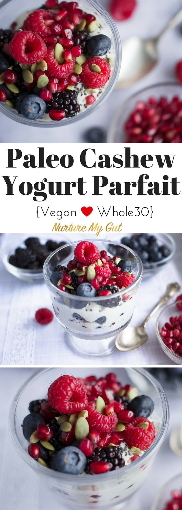 Paleo Cashew Yogurt Parfait