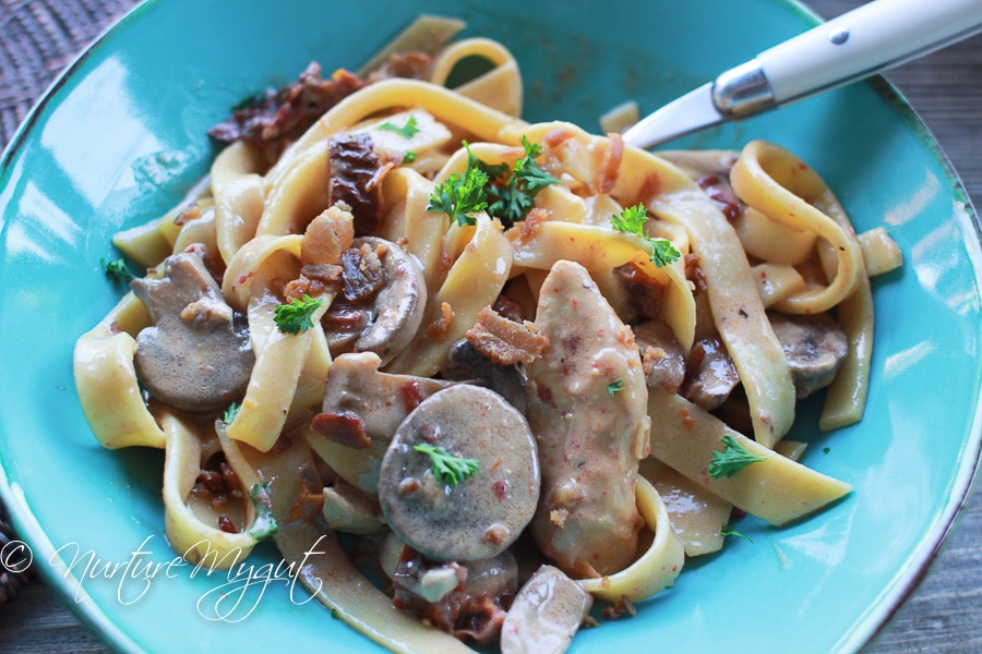 Paleo Pasta with Tomato Cream Sauce