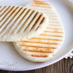 2 Paleo Panini Breads on plate