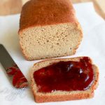 Paleo bread with jam