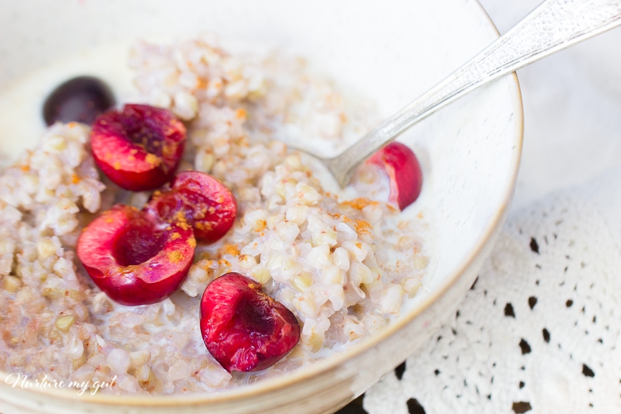 Easy Buckwheat Porridge for Breakfast {Gluten free/Vegan}