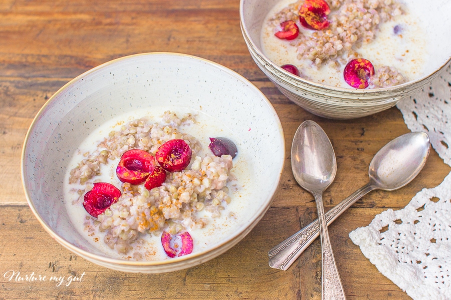 Easy Buckwheat Porridge for Breakfast {Gluten free/Vegan}