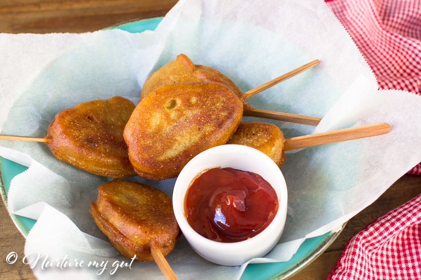 Gluten Free Mini Corn Dogs