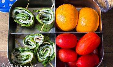 Gluten Free Spinach Turkey Cucumber Roll Ups