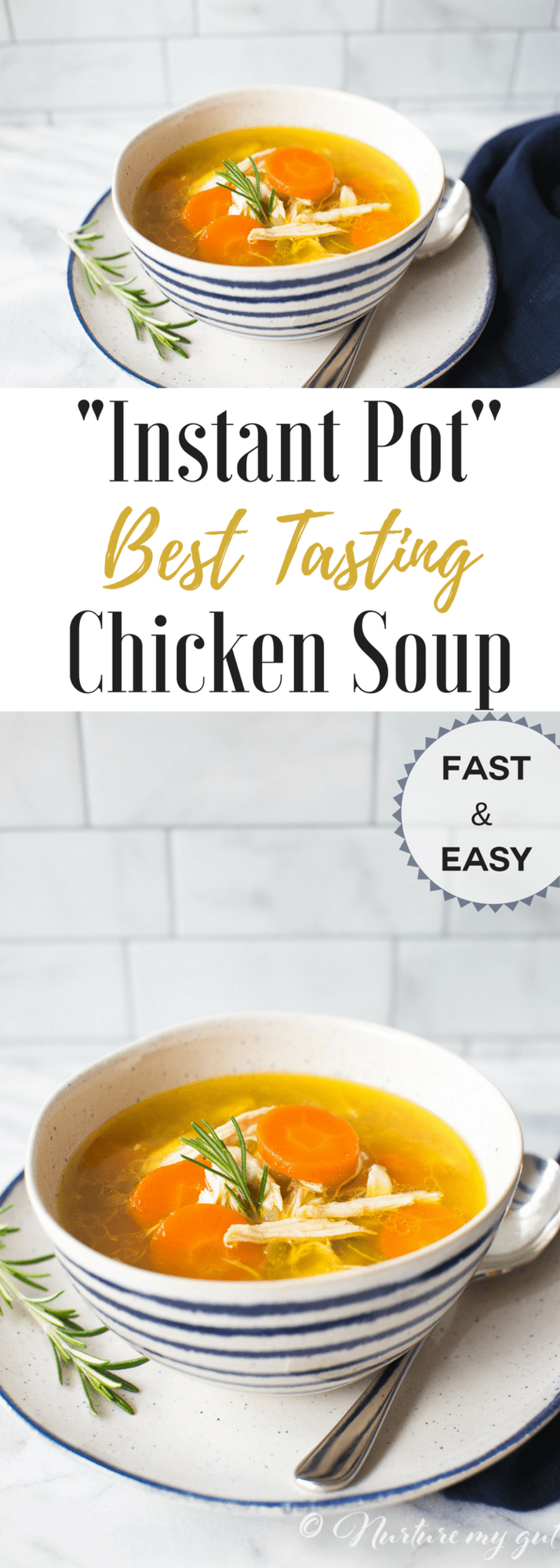 Instant Pot Best Tasting Chicken Soup