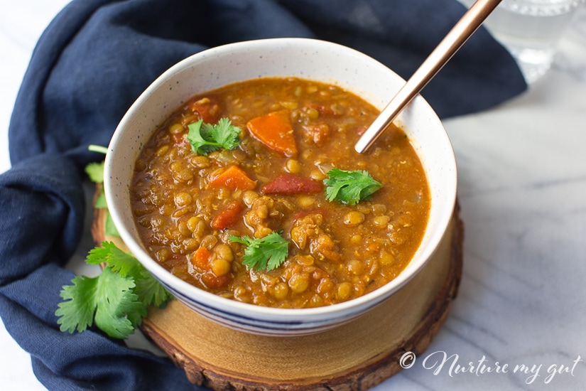 Delicious Homemade Vegan Tomato Lentil Soup Recipe