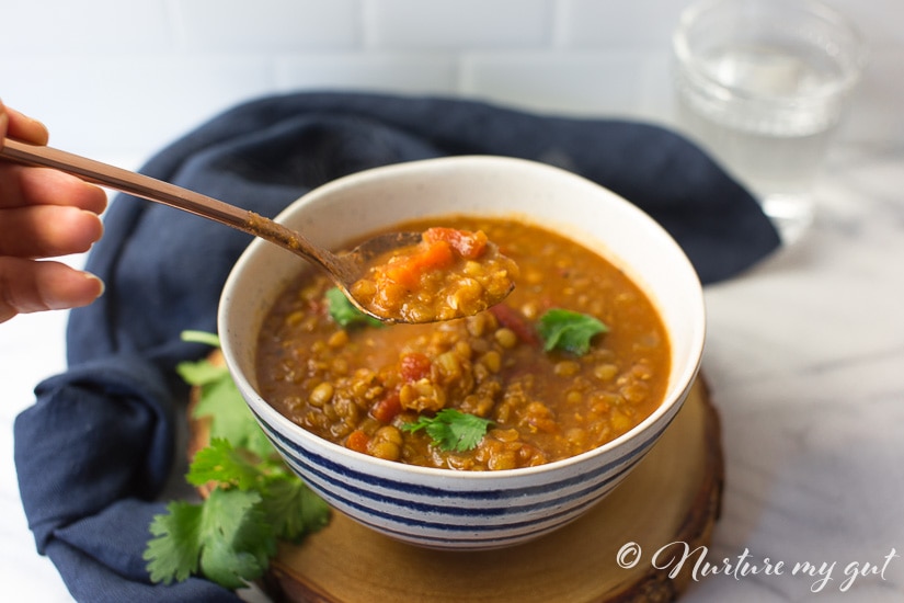 Delicious Homemade Vegan Tomato Lentil Soup Recipe