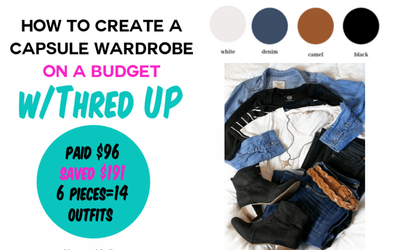 How to Create a Capsule Wardrobe on a Budget with Thred Up