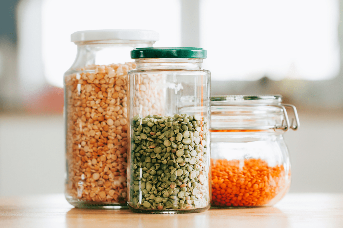 food jars for beans