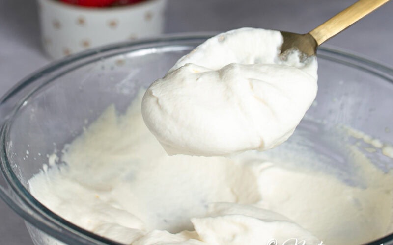 Homemade Whipped Cream Recipe