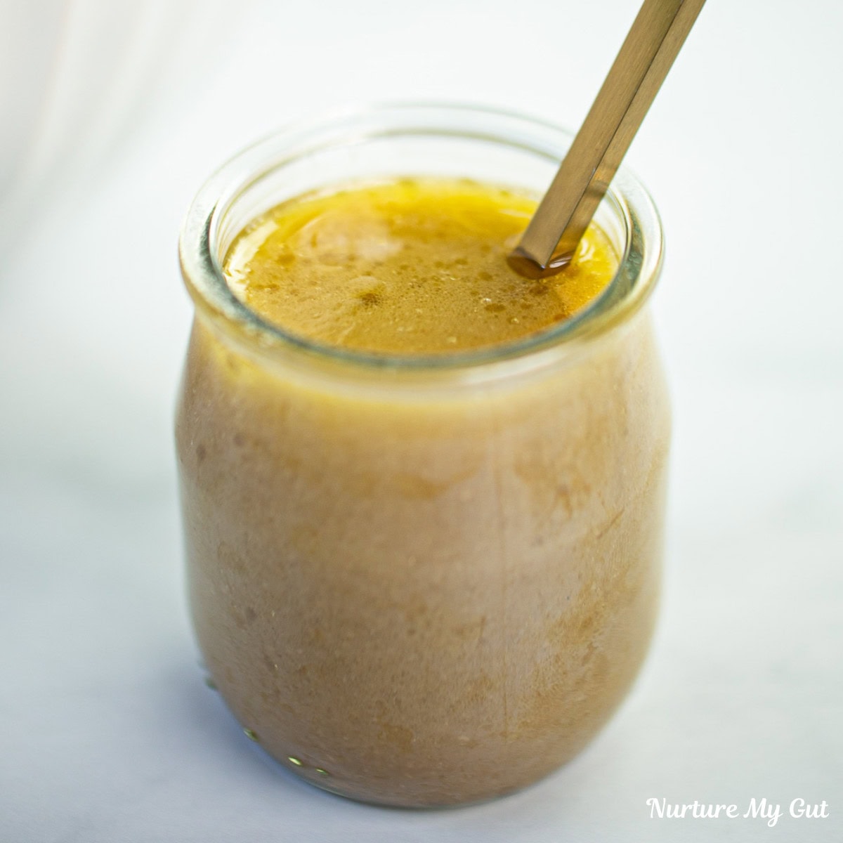 champagne vinaigrette in small jar
