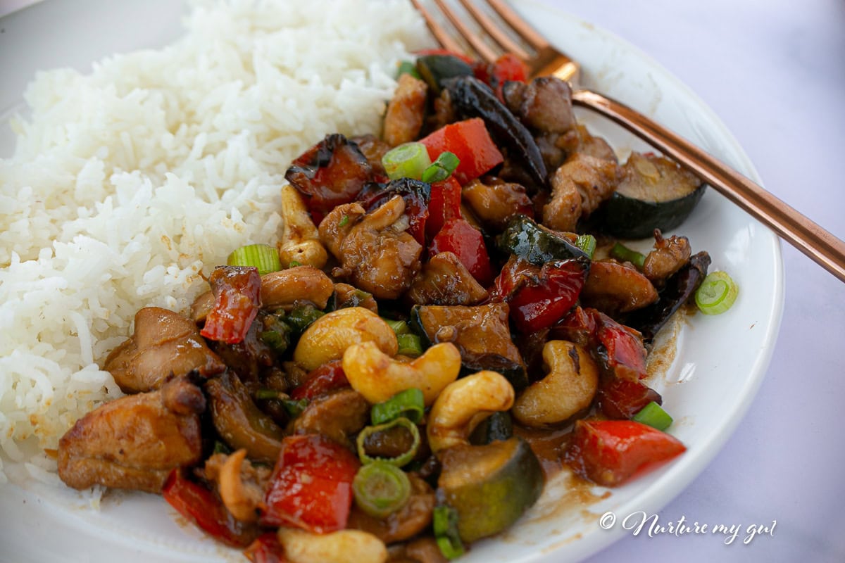 Air Fryer Kung Pao Chicken {Ninja Crispi Recipe}