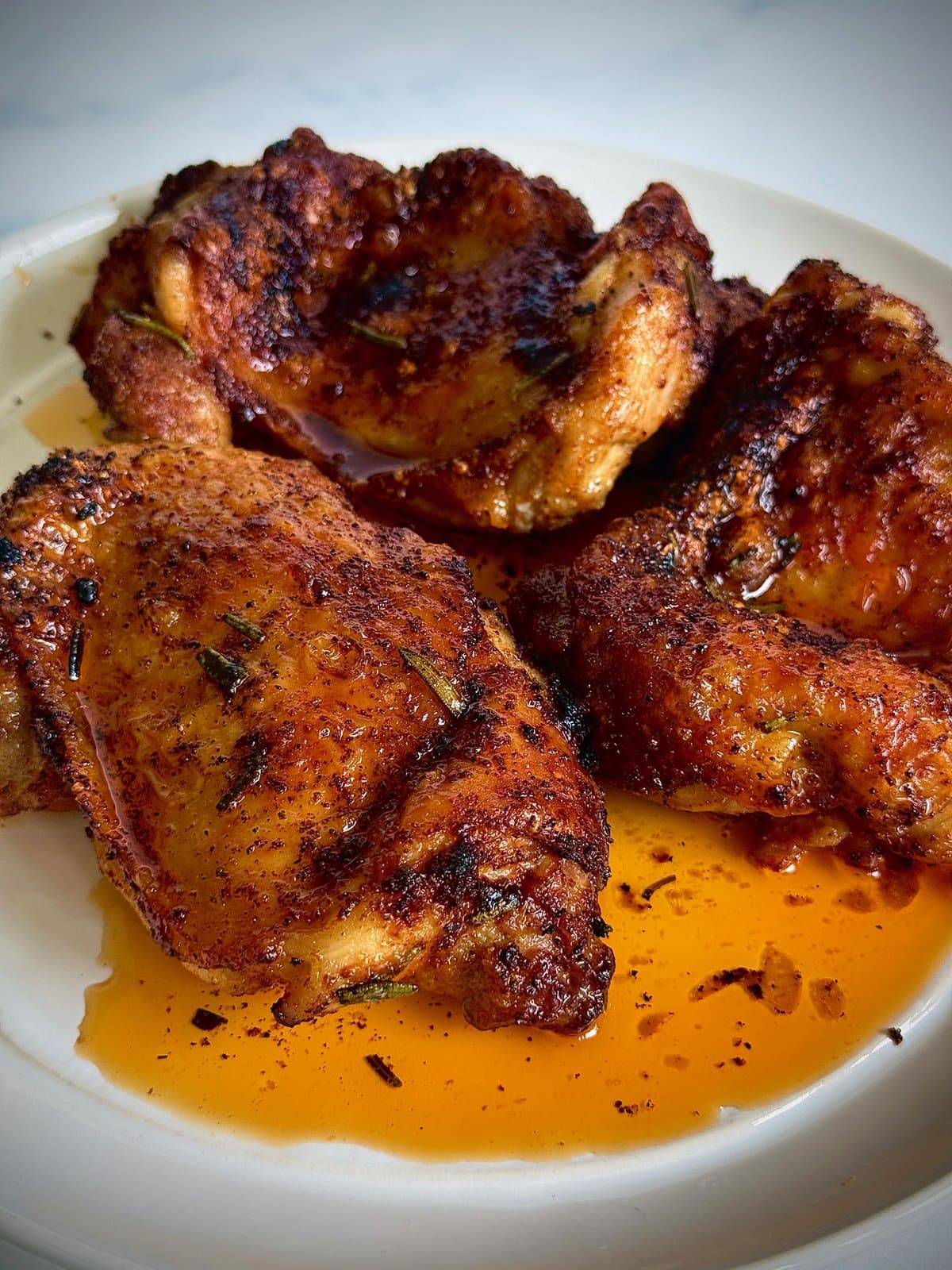 AIR FRYER CHICKEN THIGHS {NINJA CRISPI RECIPE}