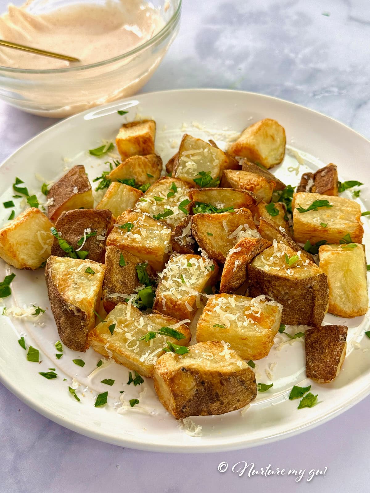Air Fryer Potatoes { Ninja Crispi Recipe Video } | Nurture My Gut
