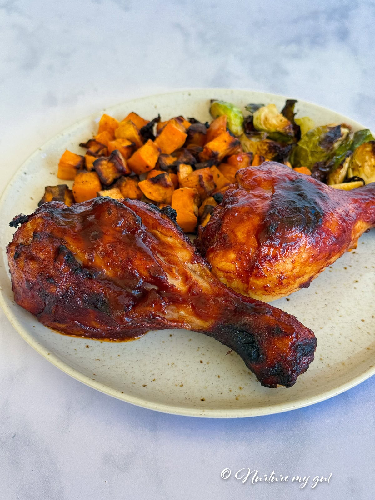 Air Fryer BBQ Chicken Drumsticks {Ninja Crispi Recipe} | Nurture