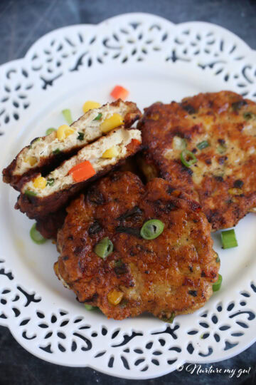 Breakfast Chicken Veggie Patties